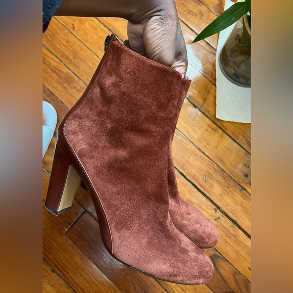 Michel Vivien Chausseur A Paris: Genuine Suede and Leather Boots - Picture 3 of 7